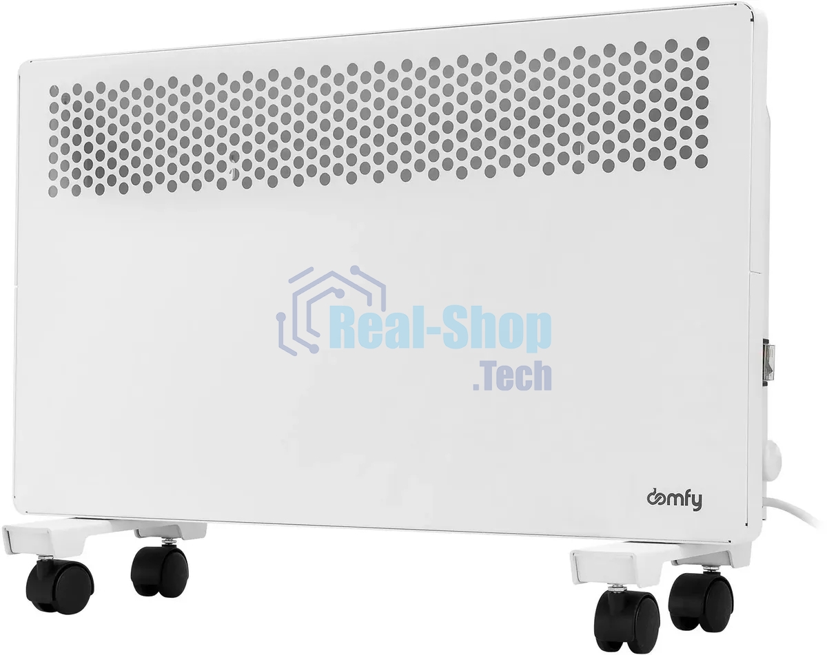 Конвектор электрический Domfy DCW-CH1020 белый, 2000 Вт, 30 м2, термостат