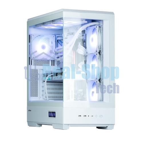Компьютерный корпус ZALMAN P50 DS, ATX, WHITE, WINDOW, 2x3.5