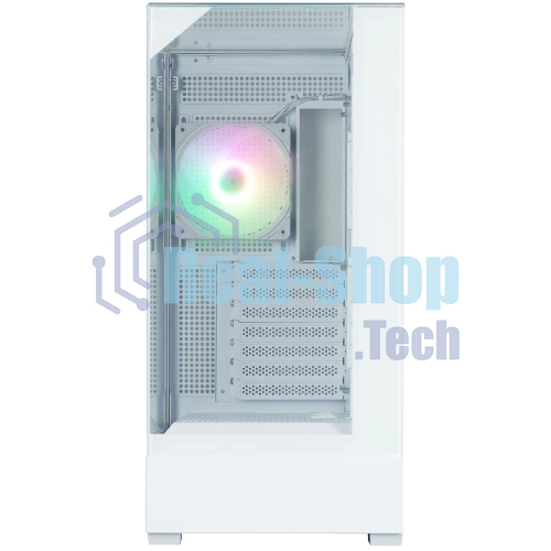 Компьютерный корпус ZALMAN P40 Prism, ATX, белый, WINDOW, 2x3.5
