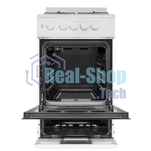 Плита газовая Maunfeld MGC50GEW08 белый, конфорок 4 шт, духовка 59 л, 50 см x 88 см x 65 см