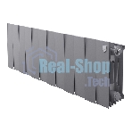 Радиатор биметаллический Royal Thermo PianoForte 200 Серебристый - 12 секц.