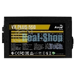 Блок питания FORMULA V LINE (AEROCOOL) 550W VX PLUS 550 (ATX, 20+4 pin, PCI-E 6+2P, 3xMolex, 3xSATA, 120мм fan, RTL) (VX PLUS 550 (F))