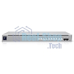 Ubiquiti UniFi Switch Pro XG 10 PoE PoE-коммутатор в стойку, 10х 10G RJ45, 2х 10G SFP+, раздача 400 Вт
