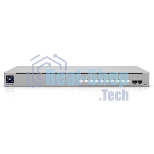Ubiquiti UniFi Switch Pro XG 10 PoE PoE-коммутатор в стойку, 10х 10G RJ45, 2х 10G SFP+, раздача 400 Вт