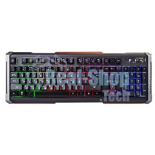 Клавиатура Oklick 717G Black Death проводная, USB Type-A, чёрный/серый