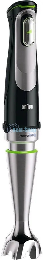 Блендер погружной Braun Multiquick 9 MQ9147X черный, 1200 Вт, плавная регулировка, турбо