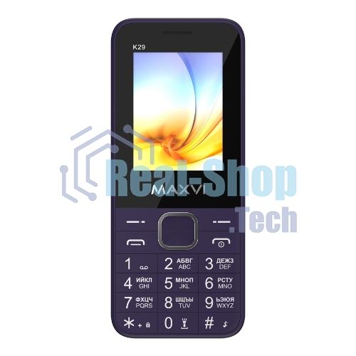 Мобильный телефон Maxvi K29 фиолетовый