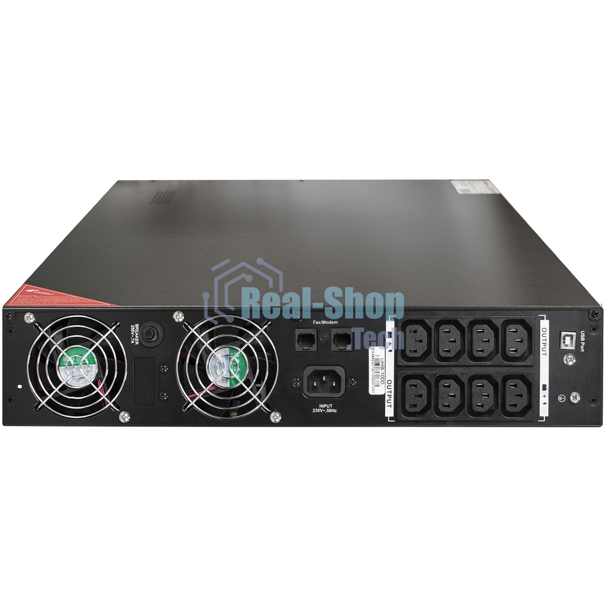 Источник бесперебойного питания Pure Sine Wave ExeGate SinePower UHB-1000.LCD.AVR.C13.RJ.USB.2U 1000VA/800W,8*C13,RM/Tower