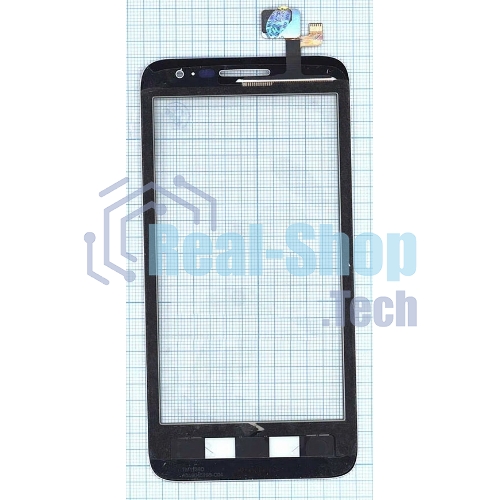 Сенсорное стекло (тачскрин) для Alcatel POP D5 5038D, белое