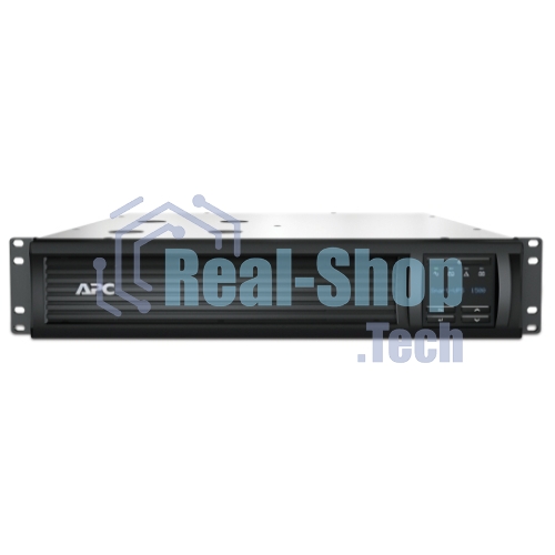 Источник бесперебойного питания APC Smart-UPS 1500VA/1000W, RM 2U, Line-Interactive, LCD, Out: 220-240V 4xC13 (2-Switched), SmartSlot, USB, SmartConnect, черный, 1 year warranty (REP: SMT1500RMI2U)