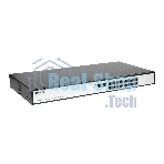 Коммутатор неуправляемый PoEORIGO OS1218P/190W/A1A 16x100Base-TX PoE+, 2x1000Base-T, PoE-бюджет 190 Вт, корпус металл