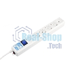 Фильтр-удлинитель PC PRO, 3 м, 6 р, белый, 16А, SPL6-16-P-3M