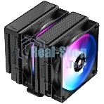 Кулер Ocypus Delta A62 BK ARGb черный 120мм алюминий+медь 2000rpm 29db 4-pin 260W 156мм