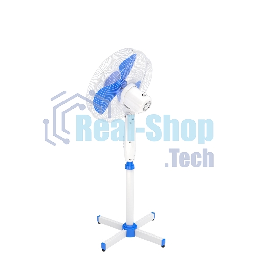 Вентилятор напольный Maxvi FS1645 white-blue