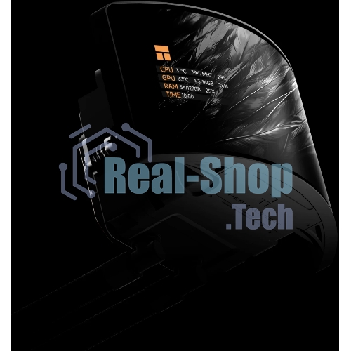 Водяное охлаждение для процессора Thermalright Rainbow Vision 360 Turbo (360mm, LED, Black, ARGB/Fans: 3x120mm, 120.38CFM, 44.7dBA, 3000RPM/Pump height 86mm, 6400RPM, Rad thickness 27mm/S: 1700, 1200, 1851, 115X, 2011, 2066, AM5, AM4)