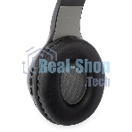 Беспроводные/проводные наушники Digma BT-15 черный/серый, накладные, Bluetooth + проводной, складная конструкция, до 10 ч