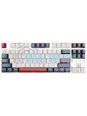 Клавиатура беспроводная Acer OKR302 (ZL.KBDEE.016), USB, Bluetooth/Радиоканал, белый