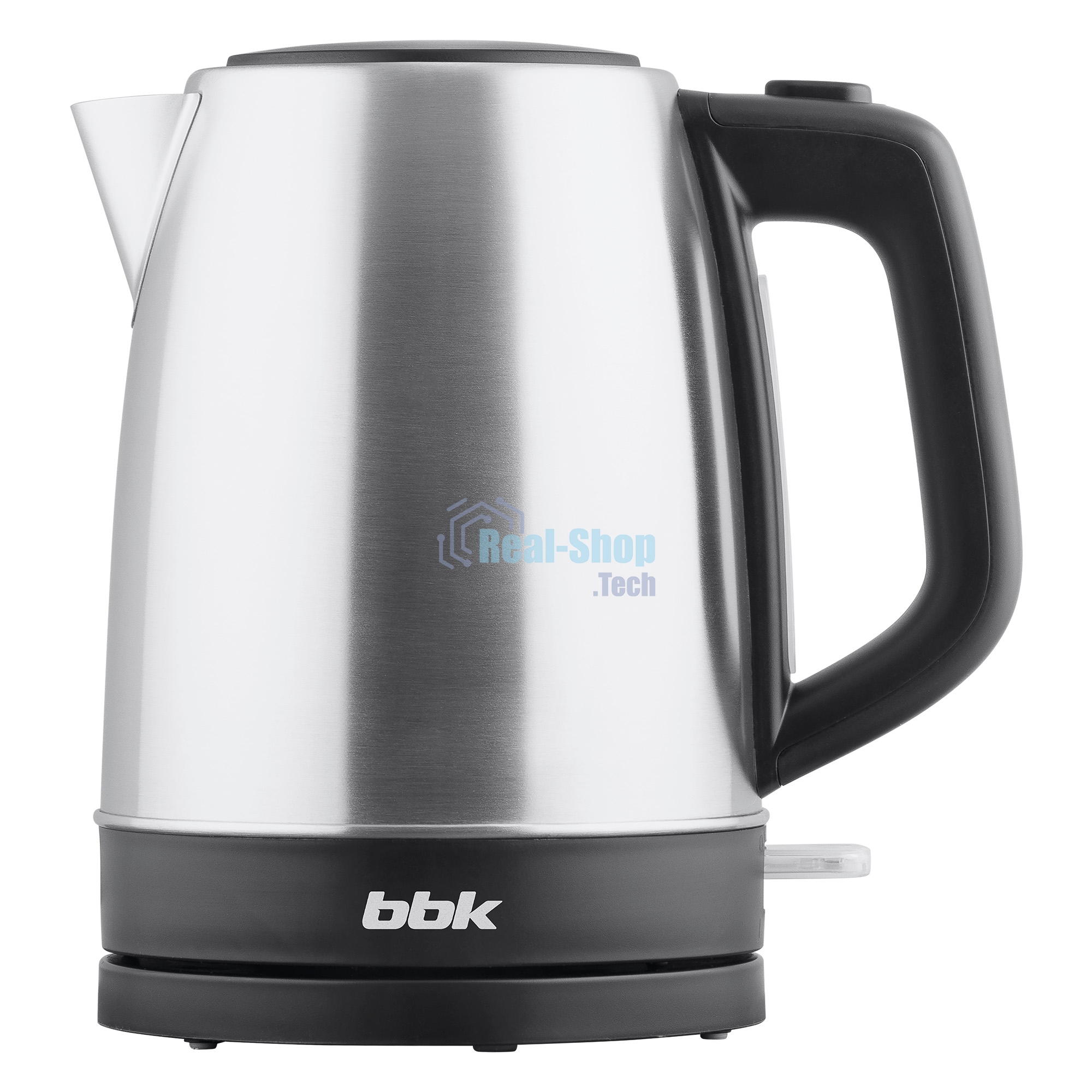 Электрочайник BBK EK1765S черный/серебристый, 1.7 л, 2200 Вт, скрытый нагревательный элемент