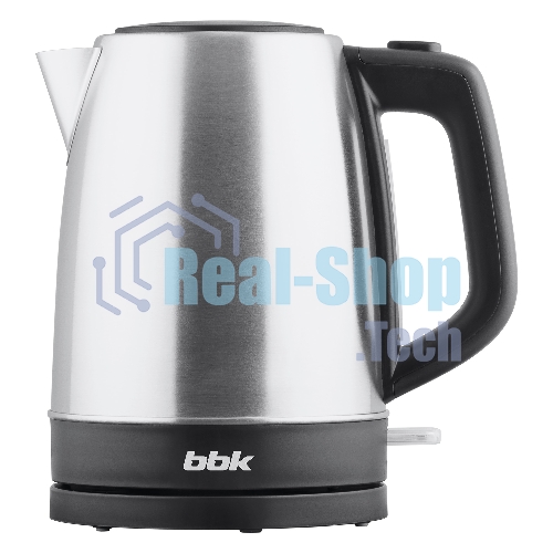 Чайник электрический BBK EK1765S черный/нержавеющая сталь, 1.7 л, 1850-2200 Вт