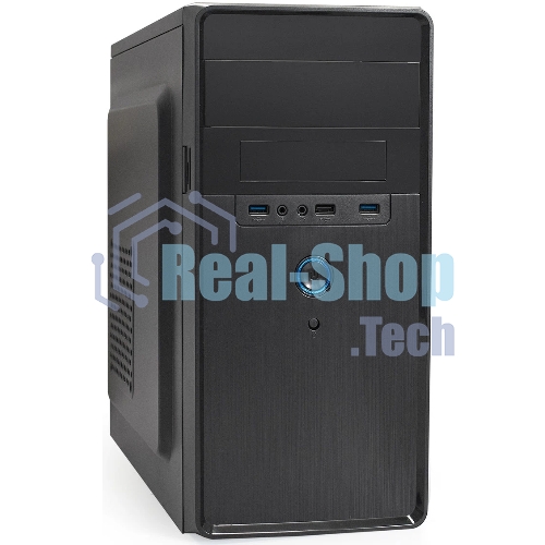 Компьютерный корпус Minitower ExeGate BA-309U2-UNS350 (mATX, БП UNS350 с вент. 12см, 1хUSB+2хUSB 3.0, HD аудио, черный)