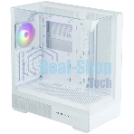 Компьютерный корпус ZALMAN P40 Prism, ATX, белый, WINDOW, 2x3.5