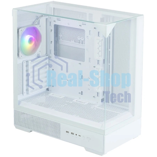 Компьютерный корпус ZALMAN P40 Prism, ATX, белый, WINDOW, 2x3.5