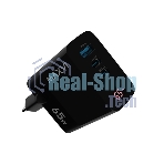 Сетевое зарядное устройство Maxvi A583GN Type-C 65W + Type-C 40W + USB 22W, GAN, PD, QC, LED дисплей, черный
