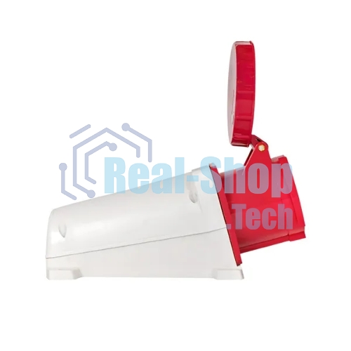 Розетка стационарная наружная EKF 135 ps-135-63-380 63А 380В 3P+РЕ+N IP67