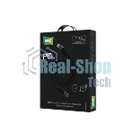 Дата-кабель MORE CHOICE (4620202555069) K87ia 2м USB 3.0A PD 27W для Lightning ng 8-pin Type-C - 2м, черный