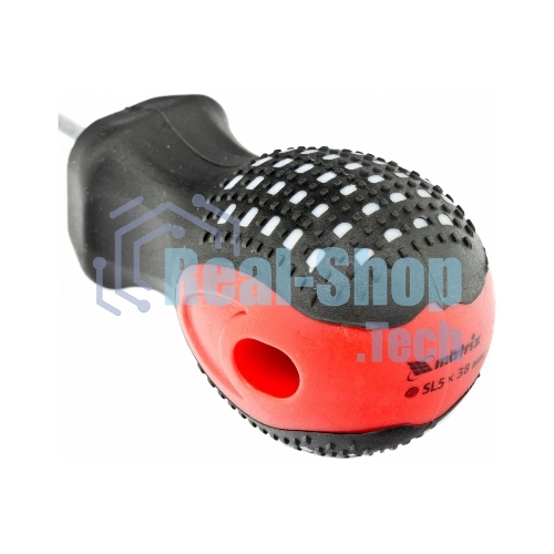Отвертка Matrix Fusion 11402 SL5,0 х 38 мм, CrV, 3-х компонентная рукоятка 