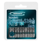 Бита Gross PZ2х25мм, сталь S2, шестигр., 10 шт.