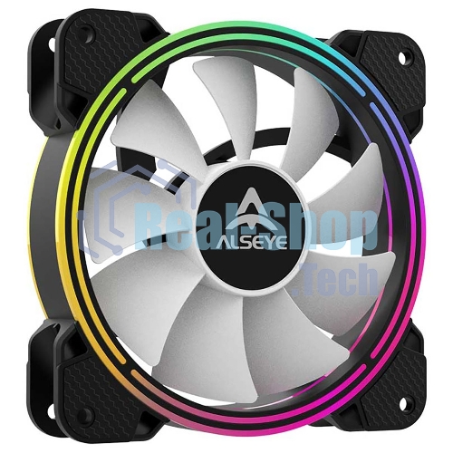 Вентилятор для корпуса Alseye Halo 4.0-B kit (3шт.) черный, 120 мм, 1300 об/мин, 24.8 дБ, 4 pin