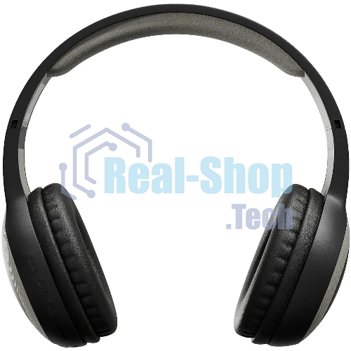 Беспроводные/проводные наушники Digma BT-15 черный/серый, накладные, Bluetooth + проводной, складная конструкция, до 10 ч