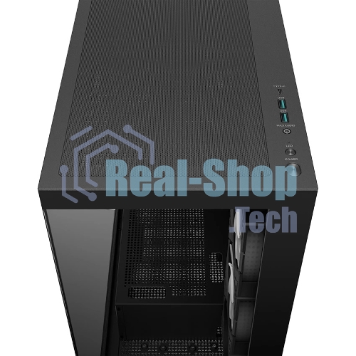 Компьютерный корпус Deepcool CG580 4F черный без БП ATX 6x120мм 3x140мм 2xUSB 3.0 audio bott PSU