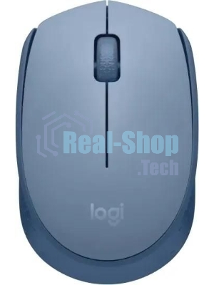 Мышь беспроводная Logitech M171 голубой, 1000 dpi, радиоканал, USB, кнопки - 3