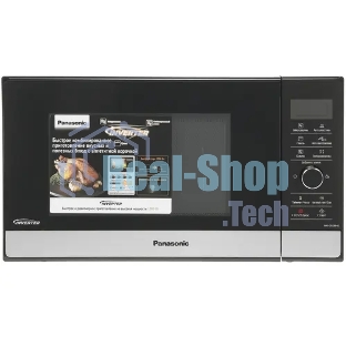 Микроволновая печь Panasonic NN-GD38HSZPE черный, 23 л, 1000 Вт, переключатели - сенсор, поворотный механизм