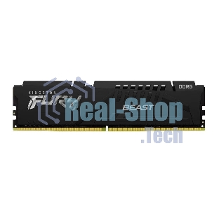Оперативная память Kingston Fury Beast, DDR5, 8GB (1x8GB), 6000MHz, CL36, DIMM, с радиатором, черный