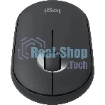 Мышь беспроводная Logitech Pebble M350 графитовый, 1000 dpi, радиоканал, Bluetooth, USB, кнопки - 3
