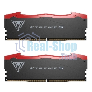 Оперативная память Patriot Viper Xtreme 5, DDR5, 48GB (2x24GB), 7600MHz, CL36, DIMM, с радиаторами, черный