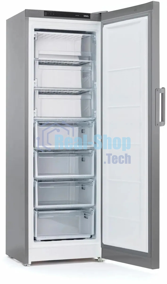 Морозильная камера Stinol STZ 175 GF, серебристый, 250л, 7 ящиков