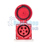 Розетка стационарная наружная EKF 135 ps-135-63-380 63А 380В 3P+РЕ+N IP67
