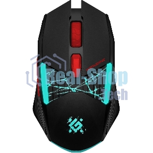 Мышь беспроводная Defender Horrodine GM-237 черный, 3200 dpi, радиоканал, USB, кнопки - 6