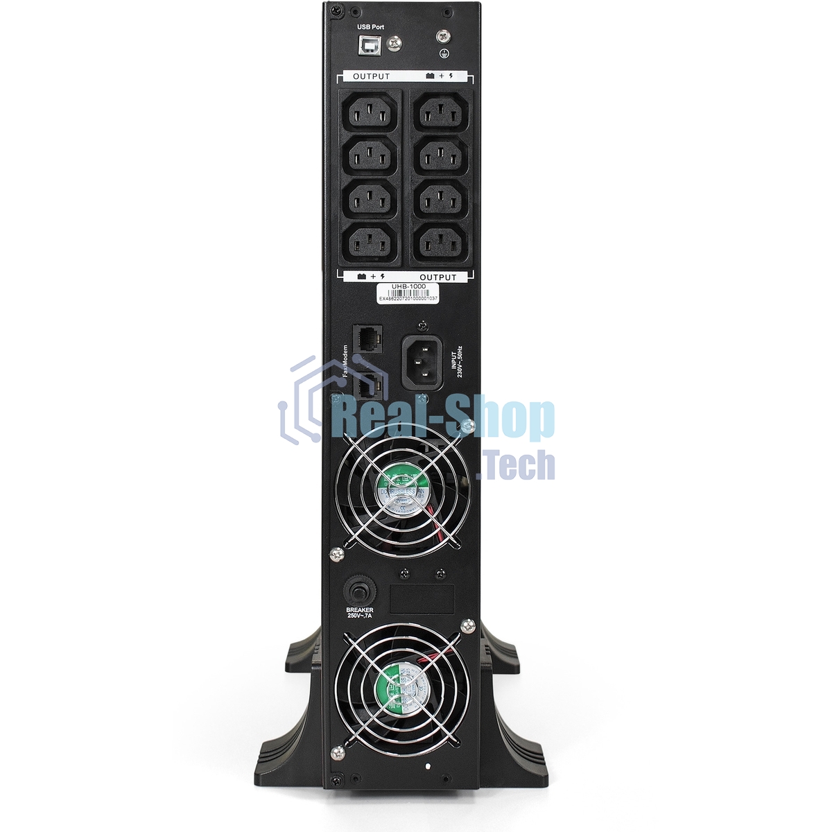 Источник бесперебойного питания Pure Sine Wave ExeGate SinePower UHB-1000.LCD.AVR.C13.RJ.USB.2U 1000VA/800W,8*C13,RM/Tower