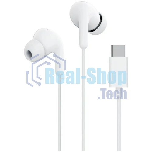 Проводные наушники Xiaomi Type-C Earphones белый, внутриканальные, USB Type-C