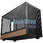 Корпус DeepCool CH260 Wood, Micro-Tower, чёрный