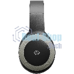 Беспроводные/проводные наушники Digma BT-15 черный/серый, накладные, Bluetooth + проводной, складная конструкция, до 10 ч