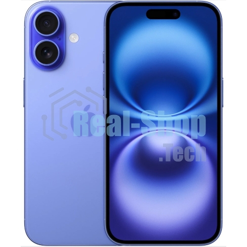 Смартфон Apple iPhone 16, 8/128Gb, ультрамарин