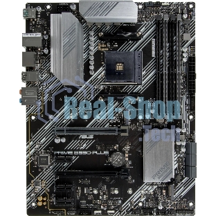 Материнская плата ASUS PRIME B550-PLUS, AM4, AMD B550, 4xDDR4, 6xSATA, 2xM.2, 1xPCIe 3.0 x16, 1xPCIe 4.0 x16, 3xPCIe x1, 1xDP, 1xHDMI, 1x 1Gb LAN, 1xUSB 3.2 Gen 2, 4xUSB 3.2 Gen 1, 2xUSB 2.0, 5x3.5 мм, 7.1, ATX