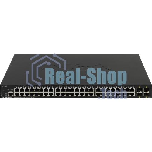 Коммутатор управляемый PoE L2 48 портов 10/100/1000 Мб/с, 4хSFP+, 370 Вт