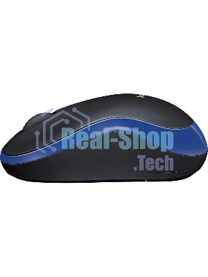 Мышь беспроводная Logitech M185 синий, 1000 dpi, радиоканал, USB, кнопки - 3